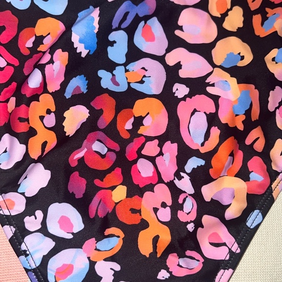 Cupshe Pink and Orange Bikini High-Waisted Swimwear - Picture 3 of 7